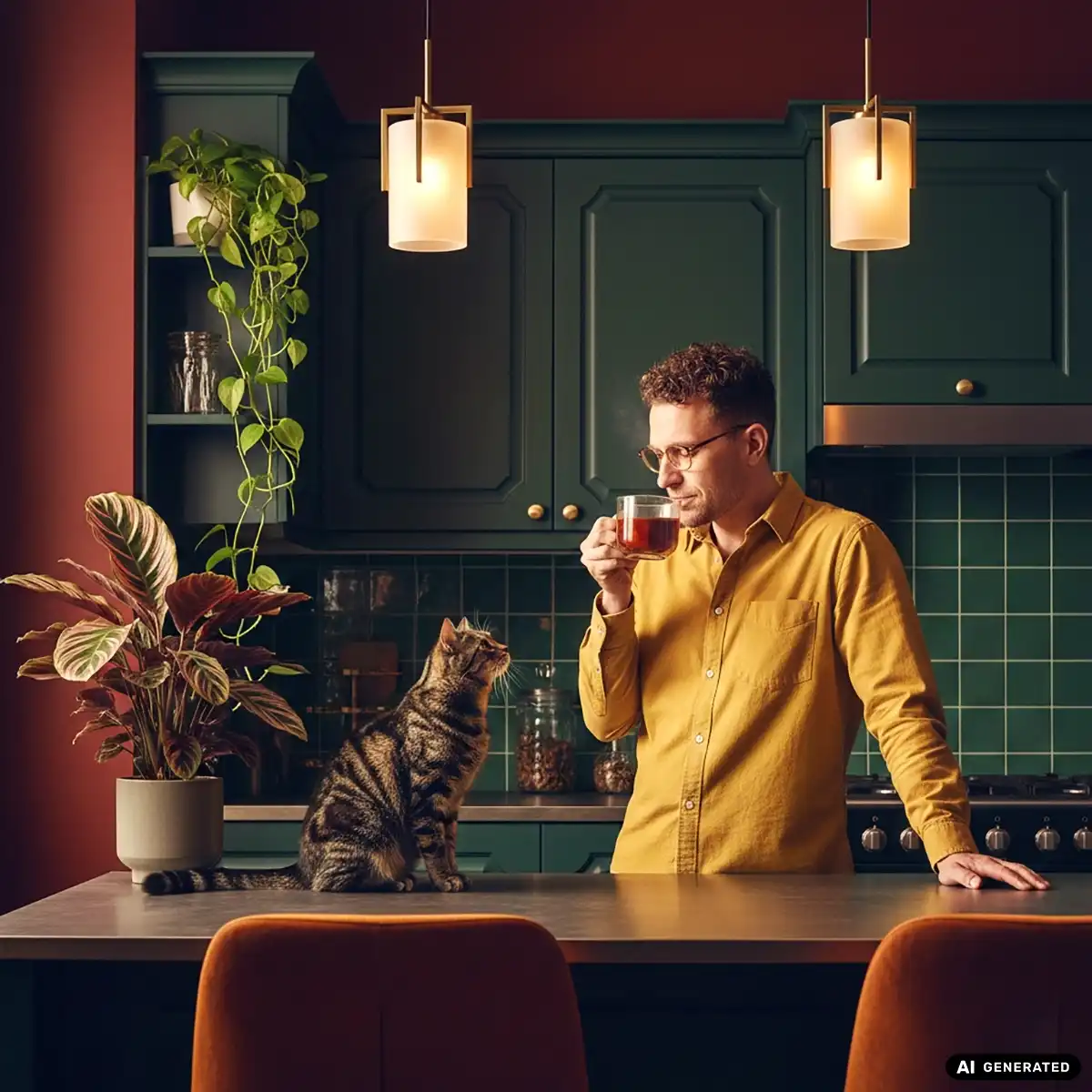 KI-Produktbild einer Neo Deco Küche